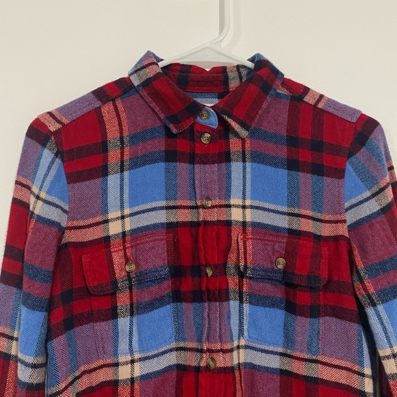 American Eagle Plaid Classic Fit Flannel - Picture 3 of 8